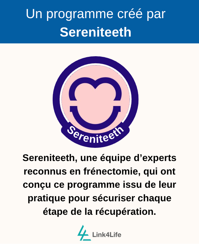 Frénectomie linguale : post-op enfant/adulte avec Sereniteeth